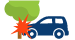 Damage to the car